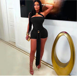 Temptation Romper Black