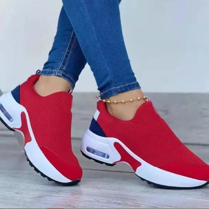 White Sport Sneakers Breathable Running Casual Shoes