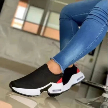 White Sport Sneakers Breathable Running Casual Shoes