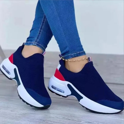 White Sport Sneakers Breathable Running Casual Shoes